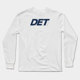 Detroit Navy Blue Long Sleeve T-Shirt